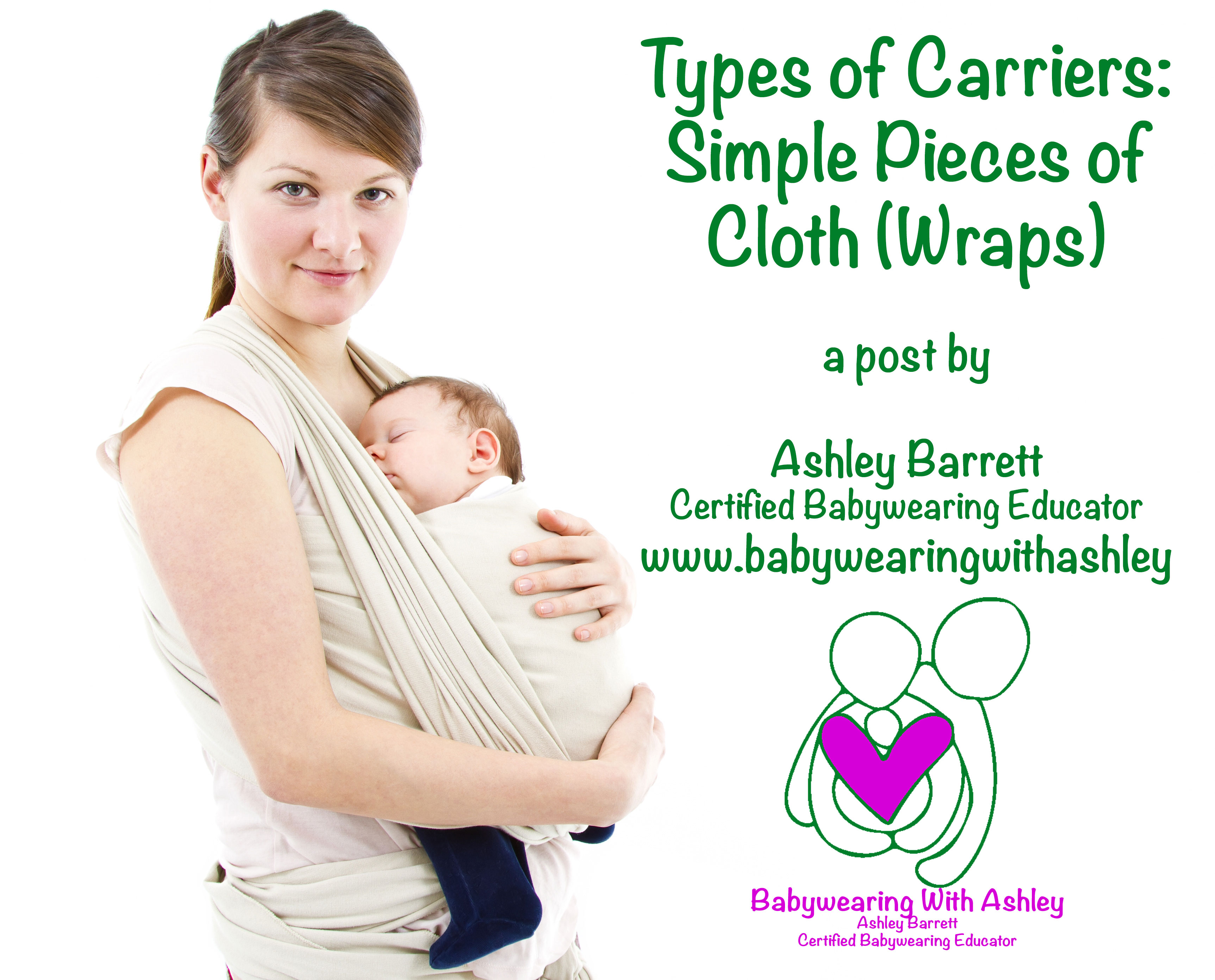 different wraps for babywearing